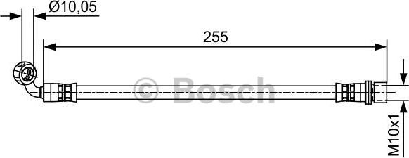BOSCH 1 987 481 647 - Ελαστικός σωλήνας φρένων asparts.gr
