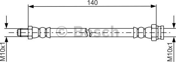 BOSCH 1 987 481 669 - Ελαστικός σωλήνας φρένων asparts.gr