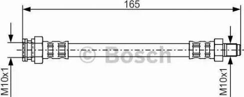 BOSCH 1 987 476 454 - Ελαστικός σωλήνας φρένων asparts.gr