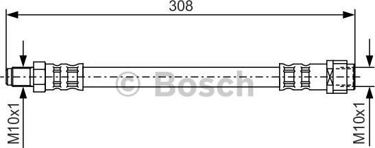 BOSCH 1 987 476 427 - Ελαστικός σωλήνας φρένων asparts.gr