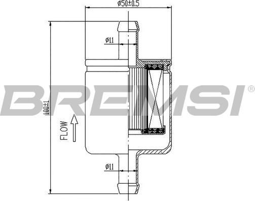 Bremsi FE0038 - Φίλτρο καυσίμου asparts.gr