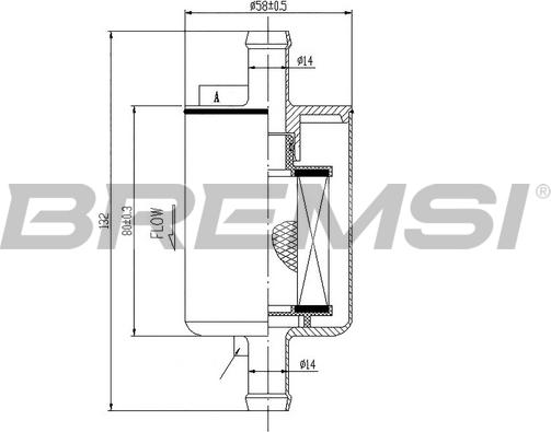 Bremsi FE0149 - Φίλτρο καυσίμου asparts.gr