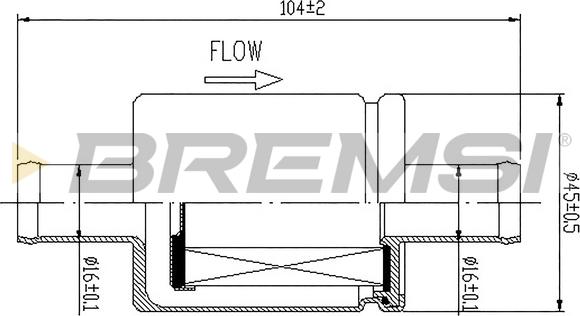 Bremsi FE0328 - Φίλτρο καυσίμου asparts.gr