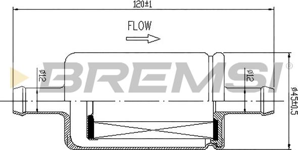 Bremsi FE0323 - Φίλτρο καυσίμου asparts.gr