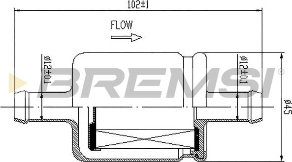 Bremsi FE0759 - Φίλτρο καυσίμου asparts.gr