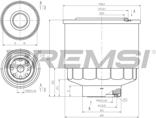 Bremsi FE2475 - Φίλτρο καυσίμου asparts.gr