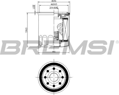 Bremsi FL0026 - Φίλτρο λαδιού asparts.gr