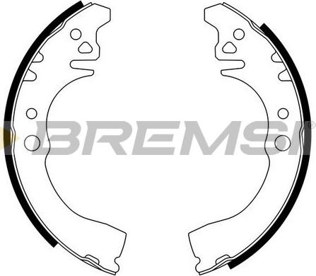 Bremsi GF0661 - Σετ σιαγόνων φρένων asparts.gr
