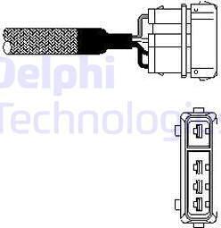 Delphi ES10333-12B1 - Αισθητήρας λάμδα asparts.gr
