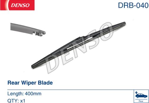 Denso DRB-040 - Μάκτρο καθαριστήρα asparts.gr