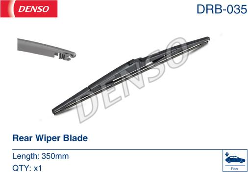 Denso DRB-035 - Μάκτρο καθαριστήρα asparts.gr