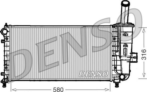 Denso DRM09102 - Ψυγείο, ψύξη κινητήρα asparts.gr