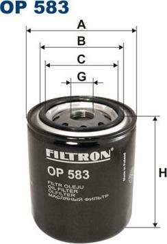 Filtron OP583 - Φίλτρο λαδιού asparts.gr