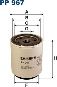 Filtron PP967 - Φίλτρο καυσίμου asparts.gr