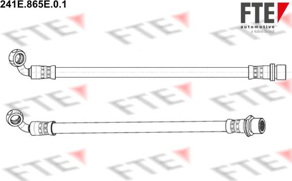 FTE 241E.865E.0.1 - Ελαστικός σωλήνας φρένων asparts.gr