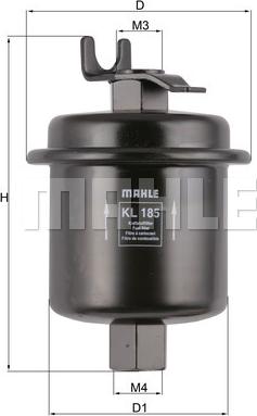 MAHLE KL 185 - Φίλτρο καυσίμου asparts.gr