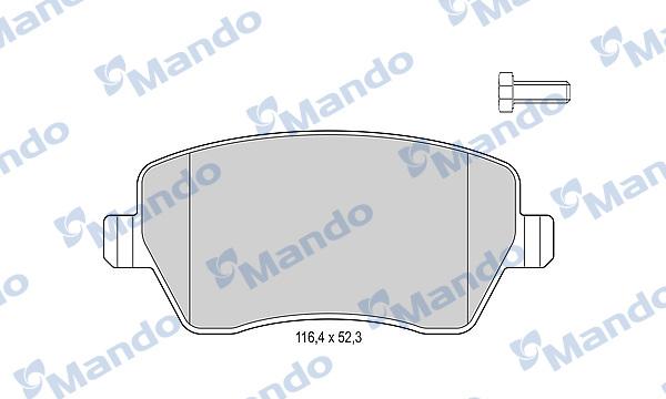 Mando MBF015179 - Σετ τακάκια, δισκόφρενα asparts.gr