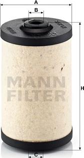 Mann-Filter BFU 700 x - Φίλτρο καυσίμου asparts.gr