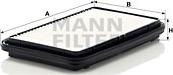 Mann-Filter C 2622 - Φίλτρο αέρα asparts.gr