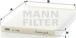 Mann-Filter CU 1936 - Φίλτρο, αέρας εσωτερικού χώρου asparts.gr