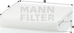 Mann-Filter CU 1835 - Φίλτρο, αέρας εσωτερικού χώρου asparts.gr