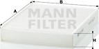 Mann-Filter CU 2433 - Φίλτρο, αέρας εσωτερικού χώρου asparts.gr
