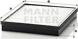 Mann-Filter CU 2520 - Φίλτρο, αέρας εσωτερικού χώρου asparts.gr