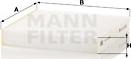 Mann-Filter CU 20 006 - Φίλτρο, αέρας εσωτερικού χώρου asparts.gr