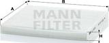 Mann-Filter CU 2035 - Φίλτρο, αέρας εσωτερικού χώρου asparts.gr
