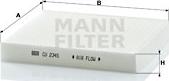 Mann-Filter CU 2345 - Φίλτρο, αέρας εσωτερικού χώρου asparts.gr