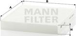 Mann-Filter CU 2351 - Φίλτρο, αέρας εσωτερικού χώρου asparts.gr