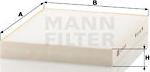 Mann-Filter CU 23 003 - Φίλτρο, αέρας εσωτερικού χώρου asparts.gr