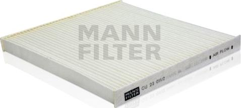 Mann-Filter CU 23 011/2 - Φίλτρο, αέρας εσωτερικού χώρου asparts.gr