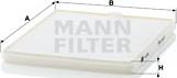 Mann-Filter CU 2326 - Φίλτρο, αέρας εσωτερικού χώρου asparts.gr