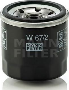Mann-Filter W 67/81 - Φίλτρο λαδιού asparts.gr
