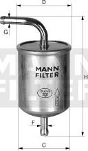 Mann-Filter WK 710/1 - Φίλτρο καυσίμου asparts.gr