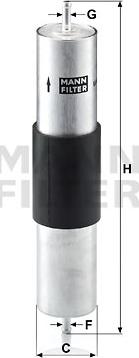 Mann-Filter WK-516/1 - Φίλτρο καυσίμου asparts.gr