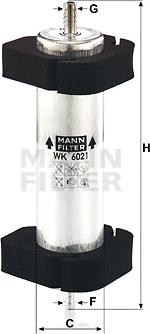 Mann-Filter WK-6021 - Φίλτρο καυσίμου asparts.gr