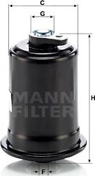 Mann-Filter WK 614/10 - Φίλτρο καυσίμου asparts.gr