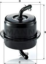 Mann-Filter WK 76 - Φίλτρο καυσίμου asparts.gr