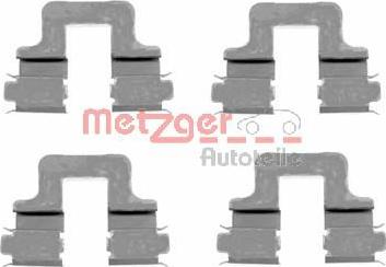 Metzger 109-1606 - Σετ βοηθ. εξαρτημάτων, τακάκια φρένων asparts.gr