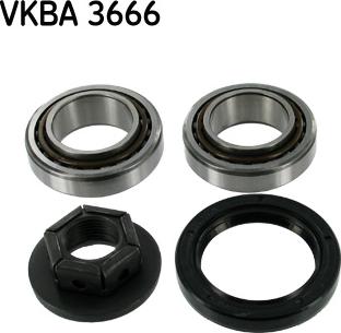 SKF VKBA 3666 - Σετ ρουλεμάν τροχών asparts.gr
