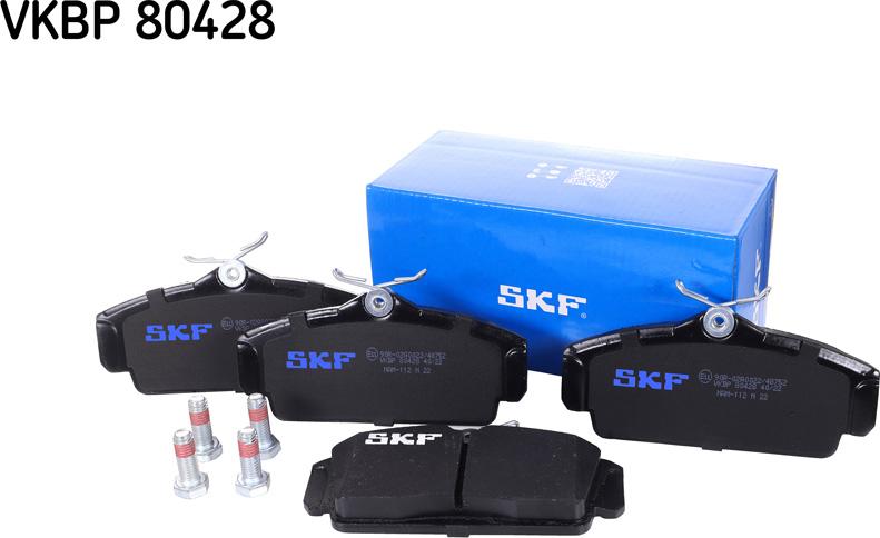SKF VKBP 80428 - Σετ τακάκια, δισκόφρενα asparts.gr