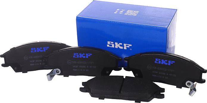 SKF VKBP 80286 A - Σετ τακάκια, δισκόφρενα asparts.gr