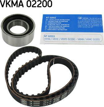 SKF VKMA 02200 - Σετ οδοντωτού ιμάντα asparts.gr