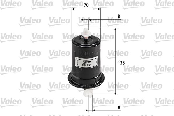 Valeo 587024 - Φίλτρο καυσίμου asparts.gr
