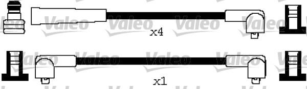 Valeo 346631 - Σετ καλωδίων υψηλής τάσης asparts.gr