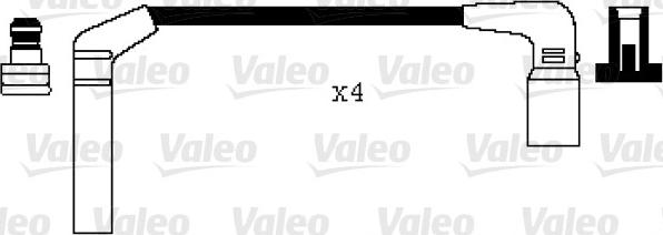 Valeo 346040 - Σετ καλωδίων υψηλής τάσης asparts.gr