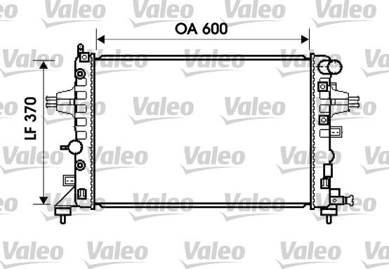 Valeo 734381 - Ψυγείο, ψύξη κινητήρα asparts.gr