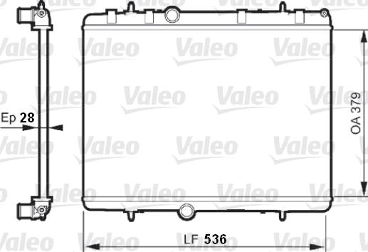 Valeo 735608 - Ψυγείο, ψύξη κινητήρα asparts.gr